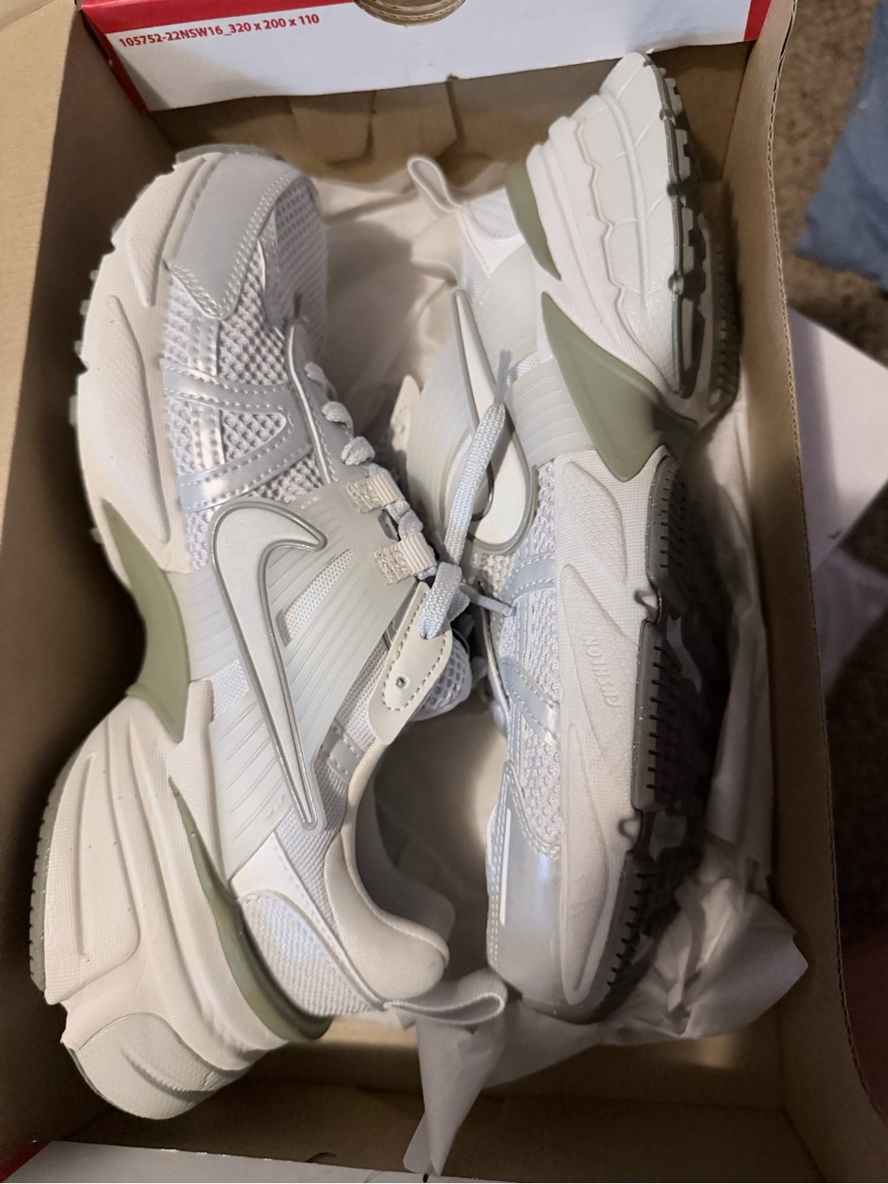 Nike Red Shoe Box with Product Label